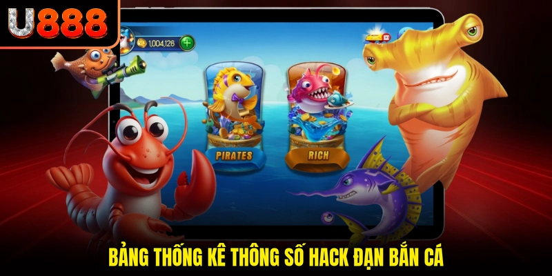 Bảng thống kê thông số Hack đạn bắn cá