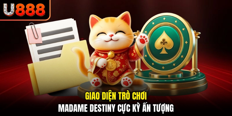 Giao diện trò chơi Madame Destiny cực kỳ ấn tượng