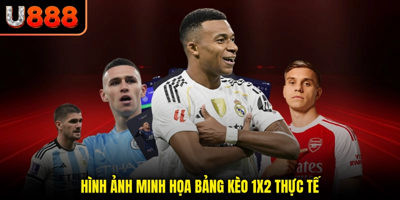 Hình ảnh minh họa bảng kèo 1X2 thực tế