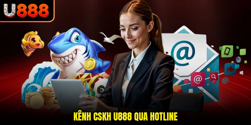 Kênh CSKH U888 qua hotline