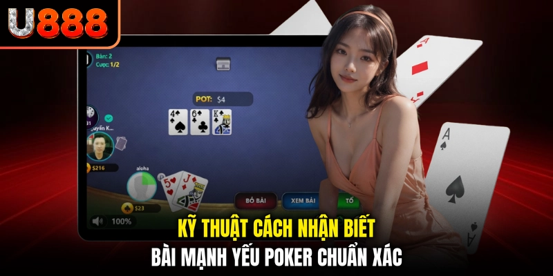 Kỹ thuật cách nhận biết bài mạnh yếu poker chuẩn xác